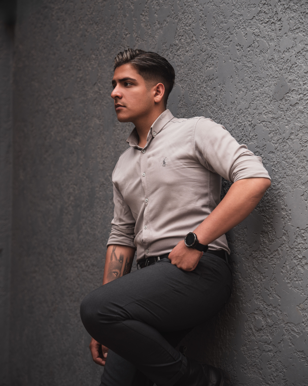 Light Grey Shirt For Men