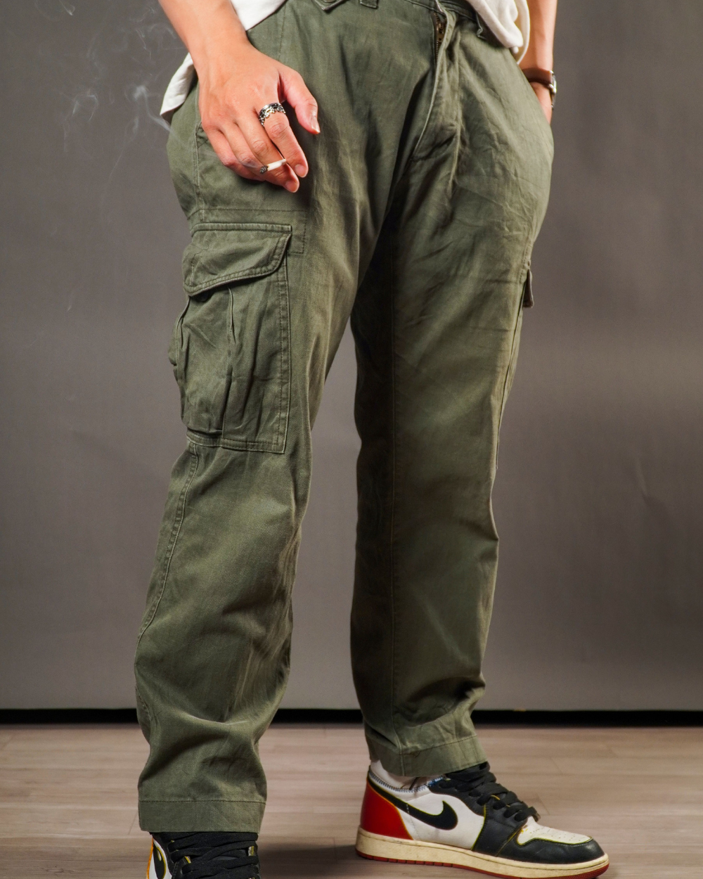 Olive Green Cargo Pant