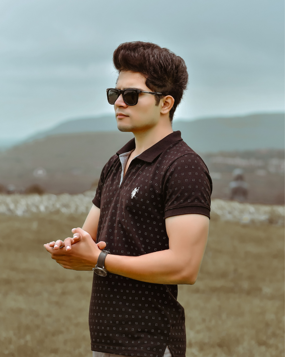 Black polo T-Shirt