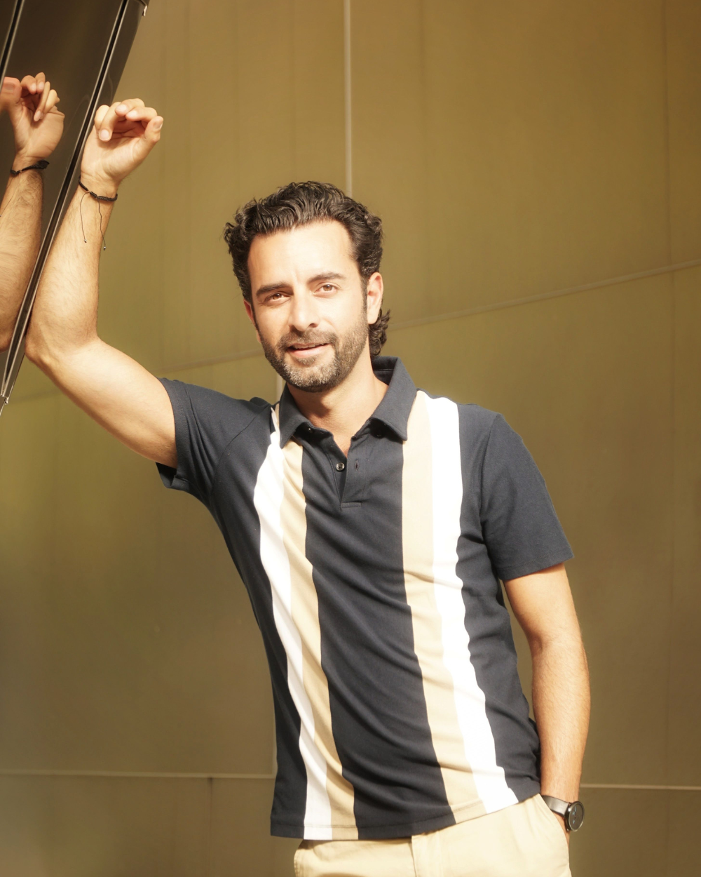 Strip Polo For Men