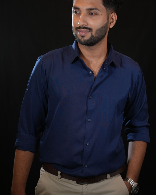 Blue Formal Shirt For Men