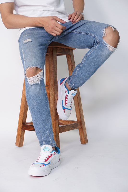 Damage Blue Jeans