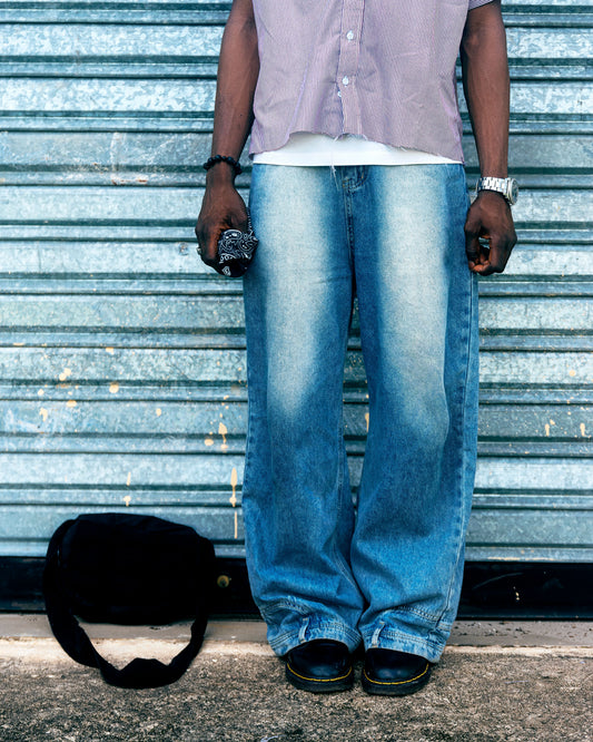 Light Blue Baggy Jeans